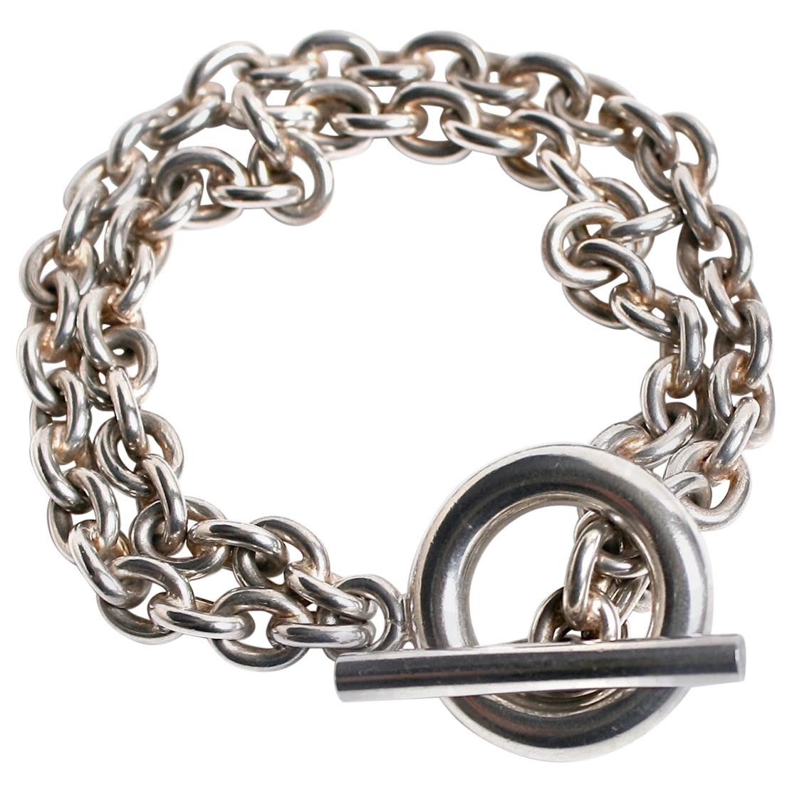 Chain Link Toggle bracelet For Sale