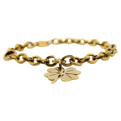 Chain Lucky Charm 18 Karat Yellow Gold  Bracelet