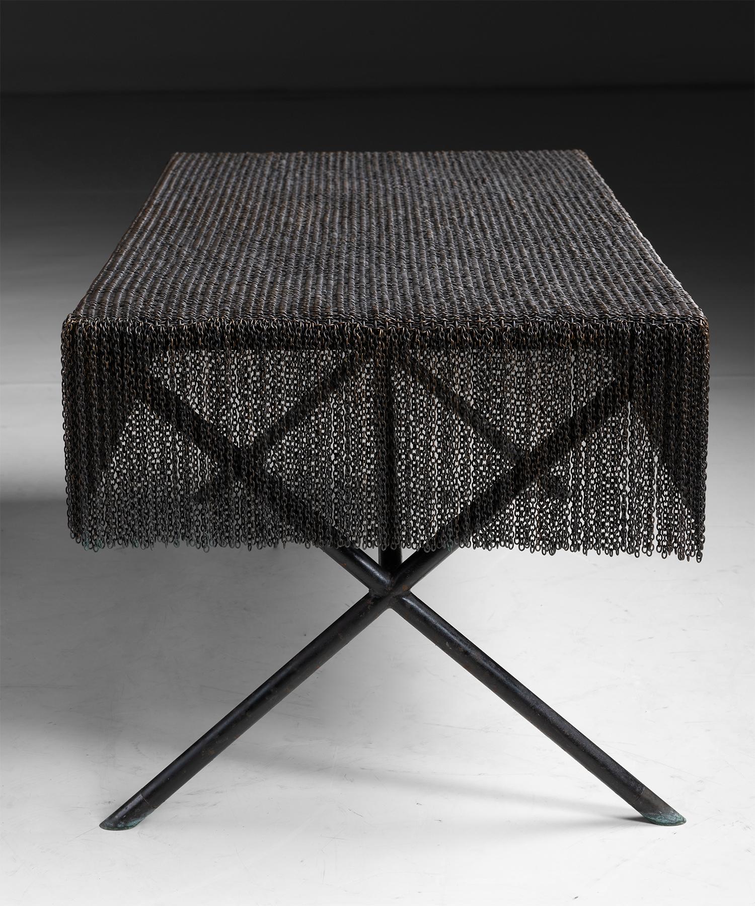 Contemporary Chain Mail Coffee Table by Solange Azagury Partridge, Made in England