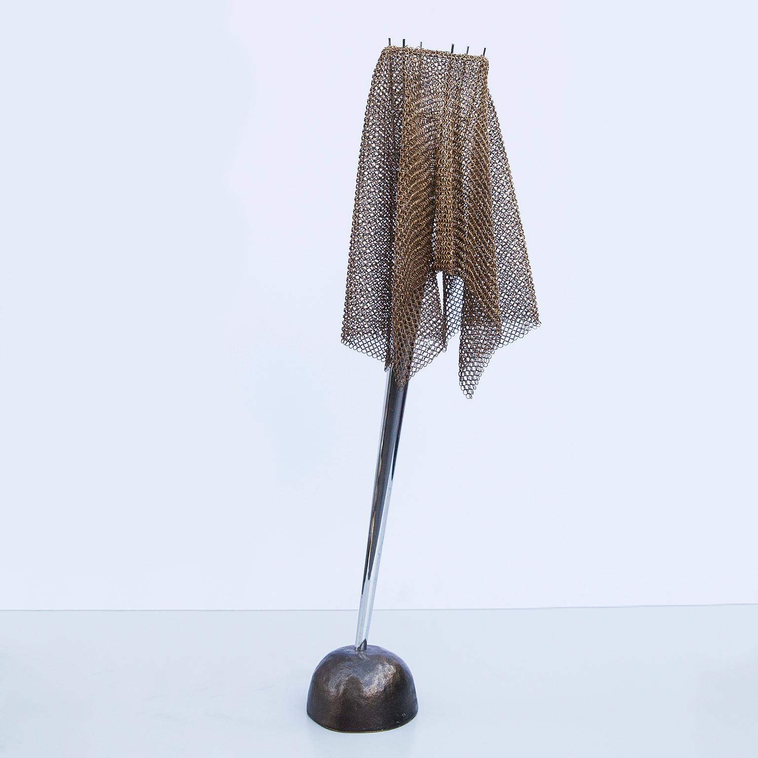 Italian Chain Mail Table Lamp “Ecate” by Toni Cordero for Artemide, 1990