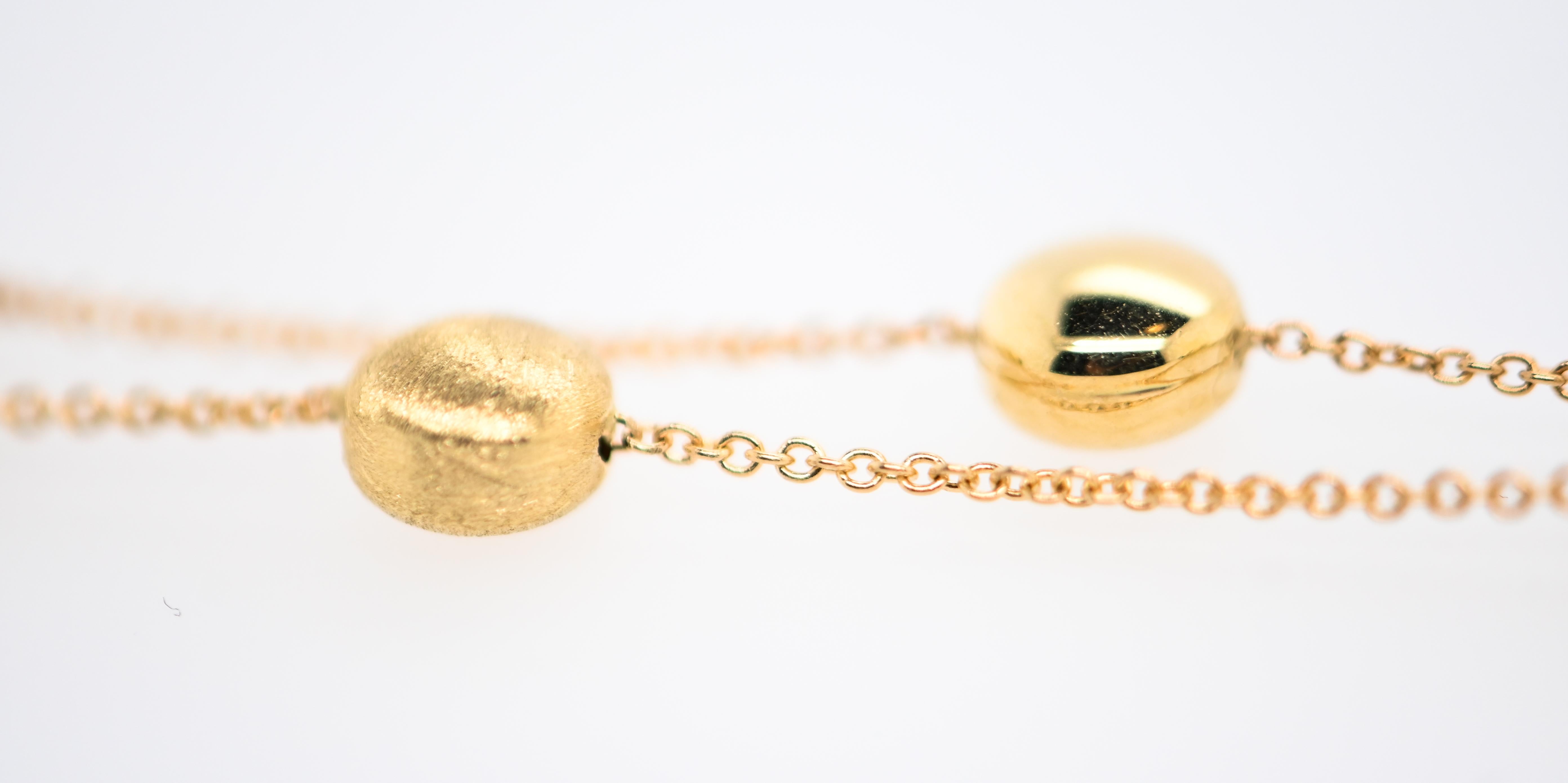 Chain Necklace Diamond Yellow Gold 18 Karat For Sale 1