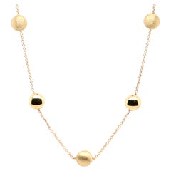 Chain Necklace Diamond Yellow Gold 18 Karat