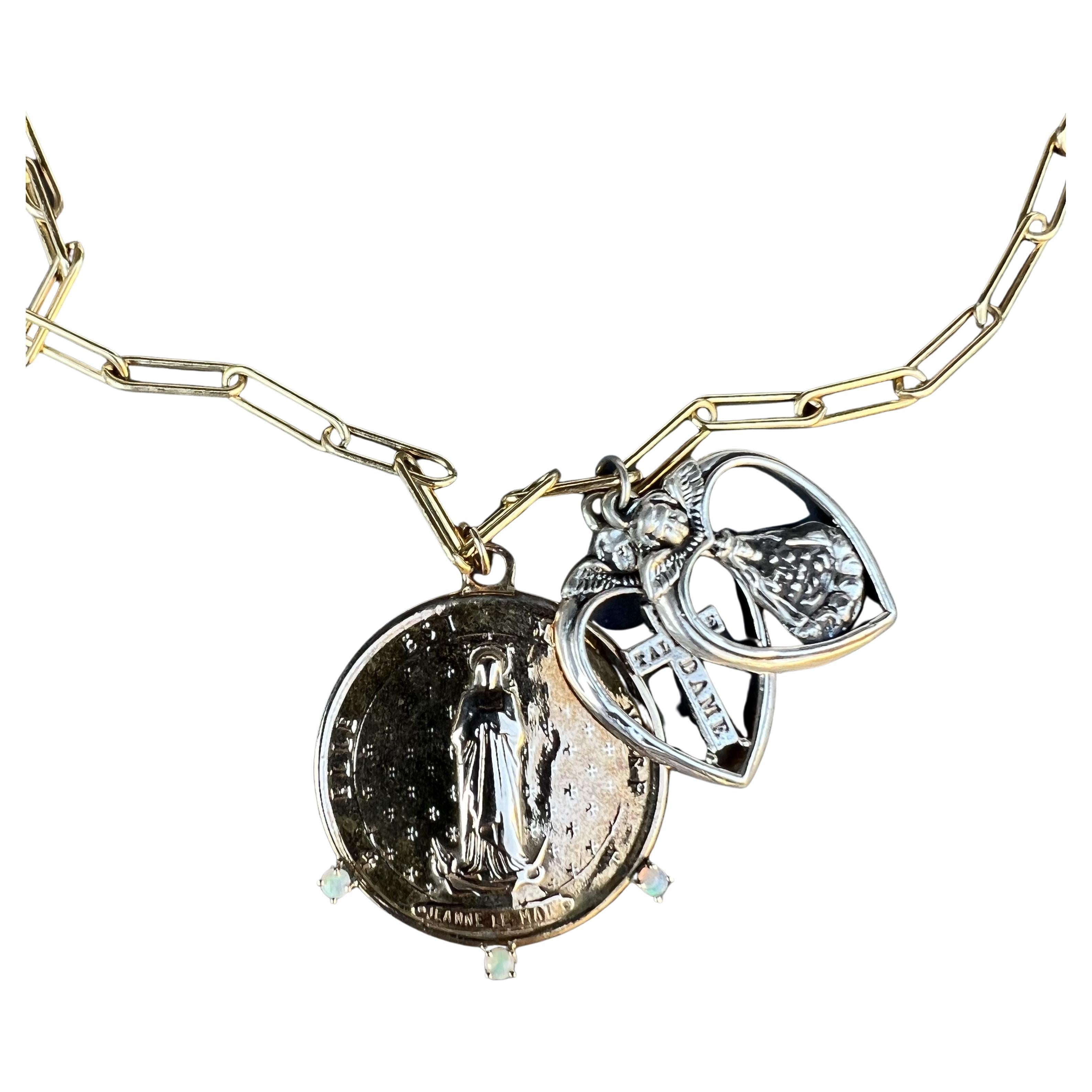 Femmes Accessoires Bijoux Colliers & pendentifs Inconnu Colliers & pendentifs Collier métal argenté 