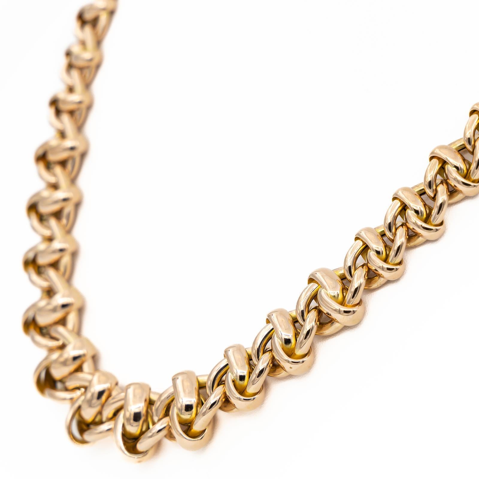 Chain Necklace Rose Gold For Sale 1