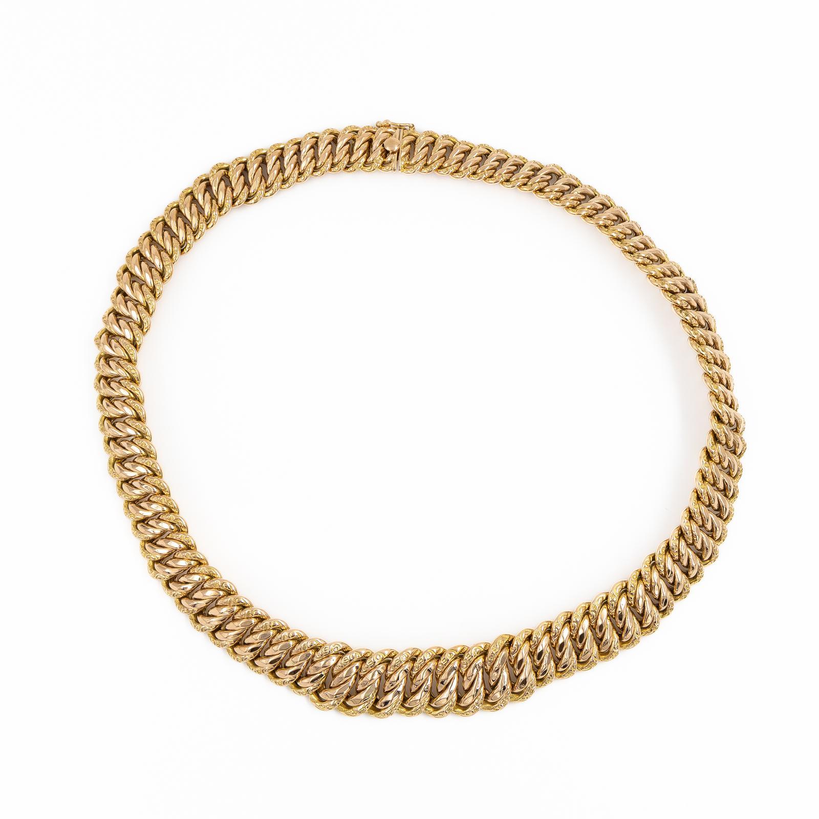 Kette Halskette Rose Gold im Angebot 2
