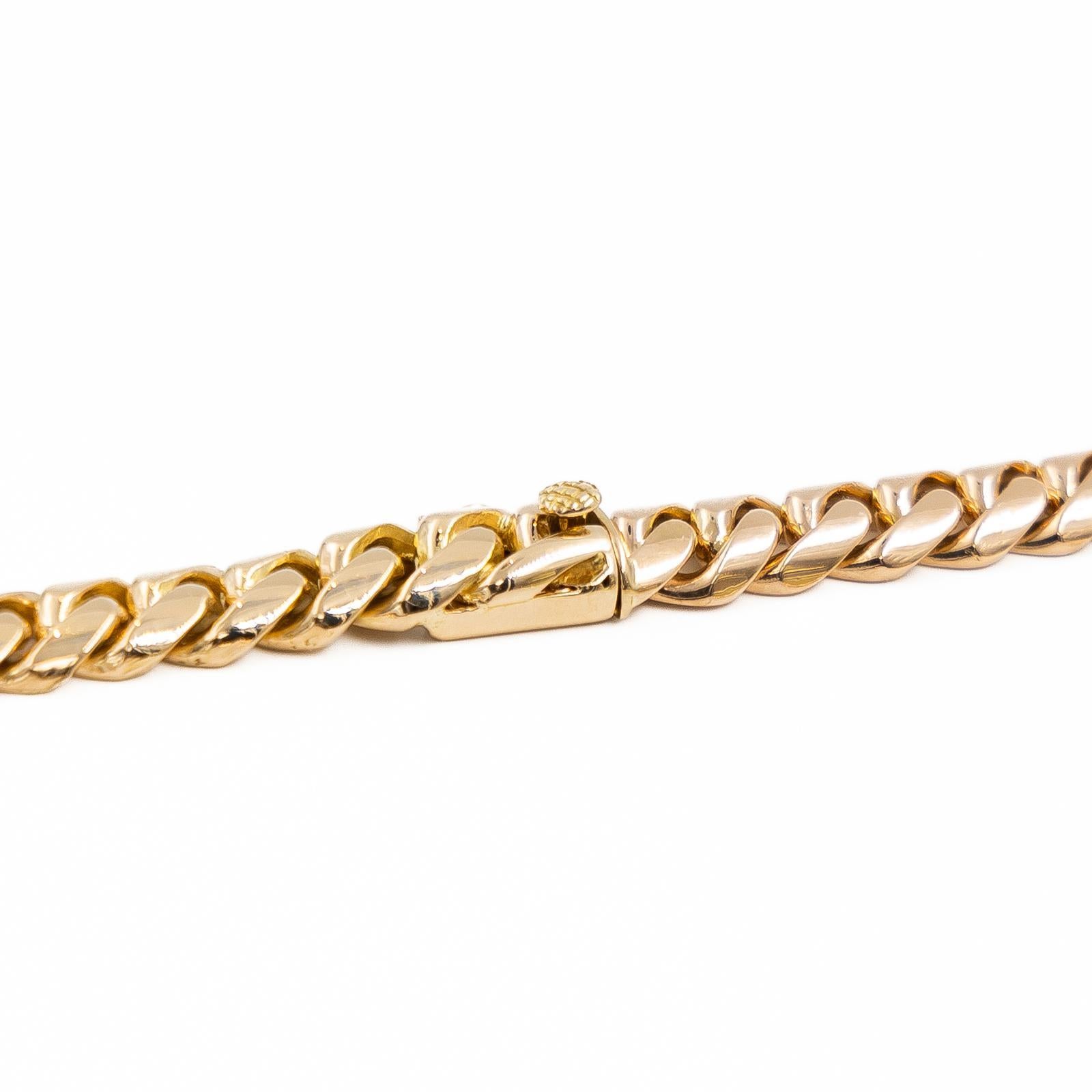 Chain Necklace Rose Gold For Sale 2