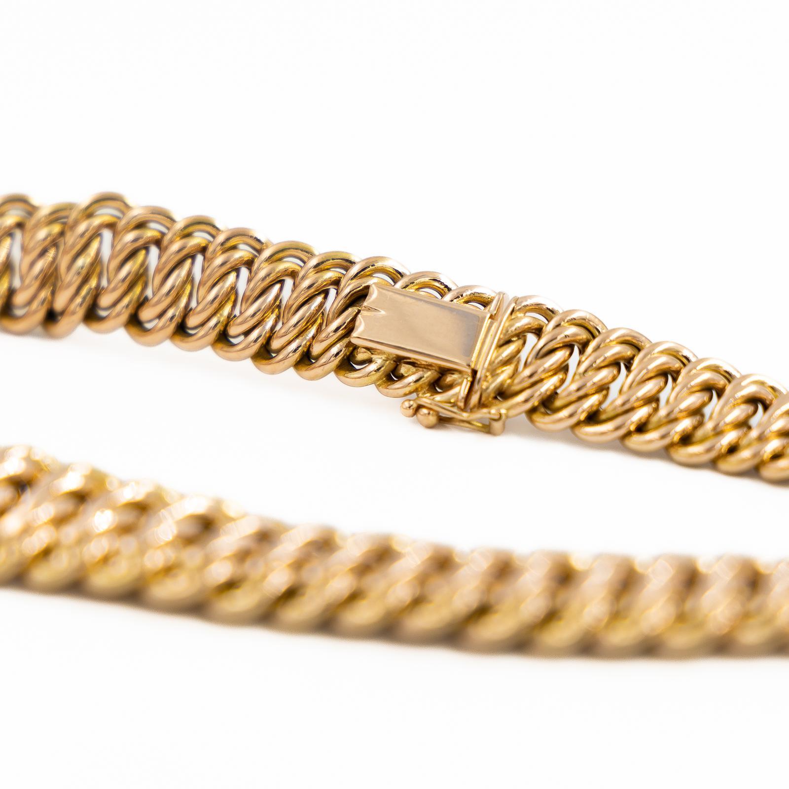 Kette Halskette Rose Gold im Angebot 3