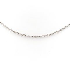 Chain Necklace White Gold