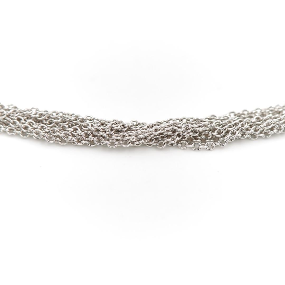 Chain Necklace White Gold 1