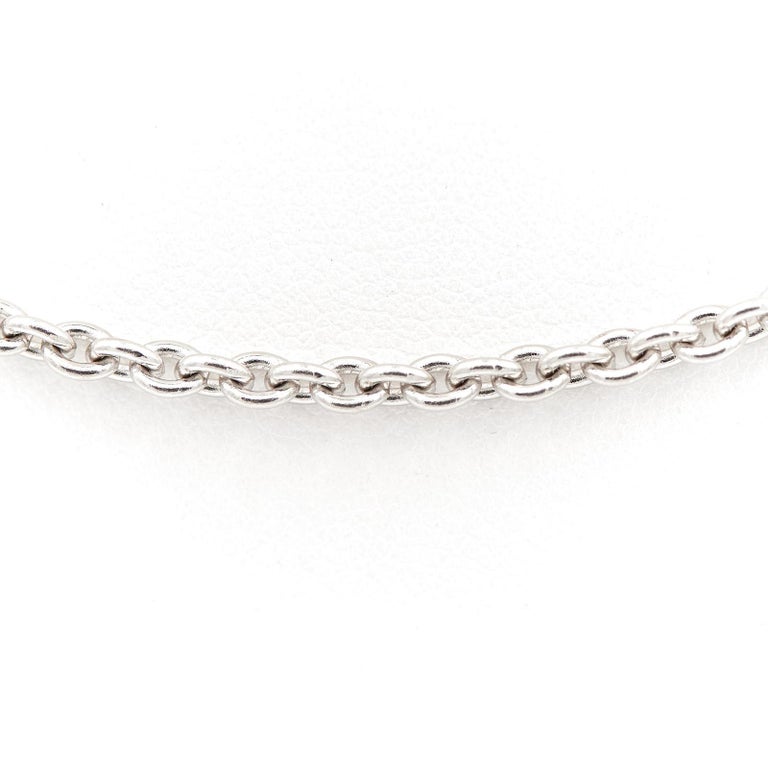 Chain Necklace White Gold For Sale at 1stDibs