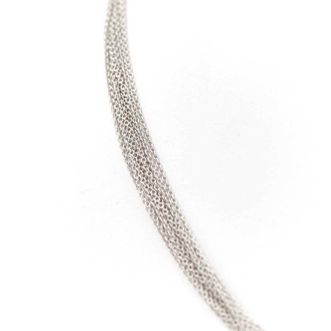Chain Necklace White Gold 2