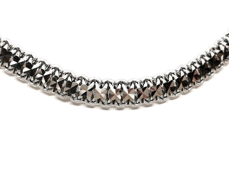 Chain Necklace White Gold For Sale at 1stDibs