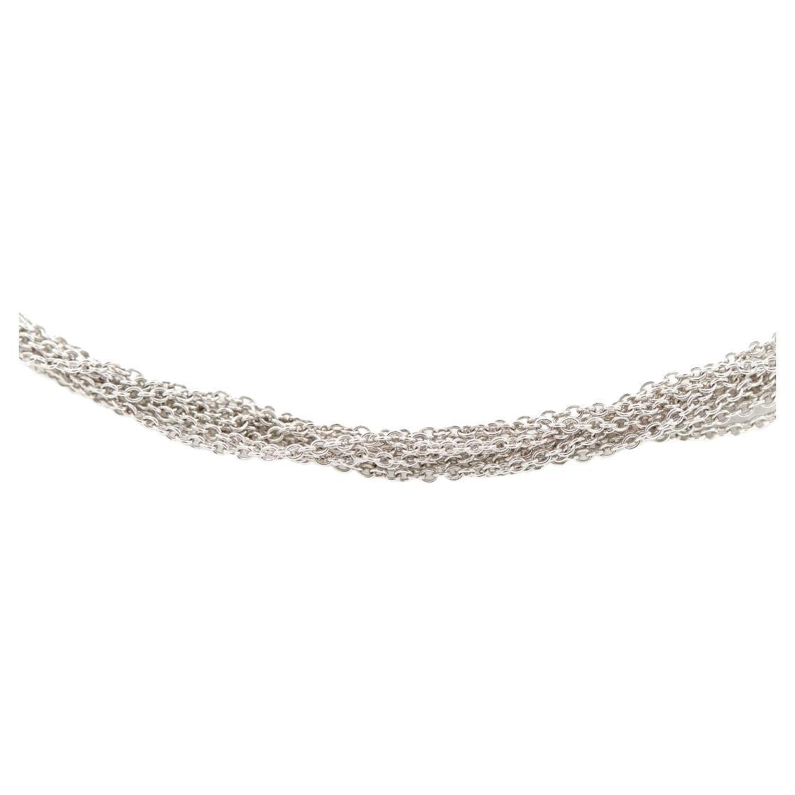 Chain Necklace White Gold