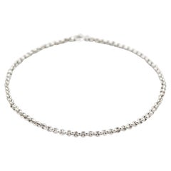 Chain Necklace White Gold