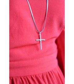 Chain Necklace White Gold Diamond