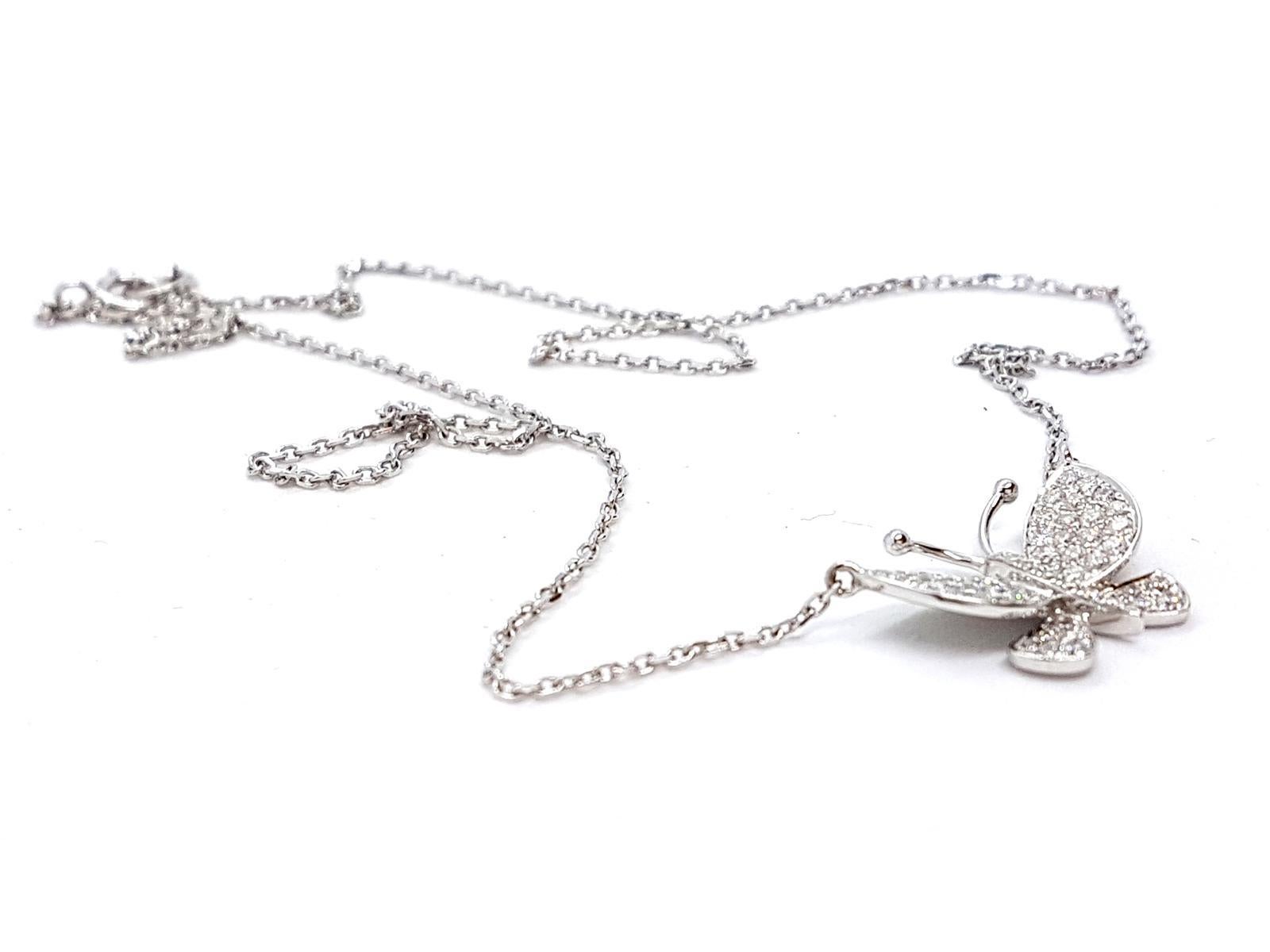 Women's Chain Necklace White GoldDiamond For Sale