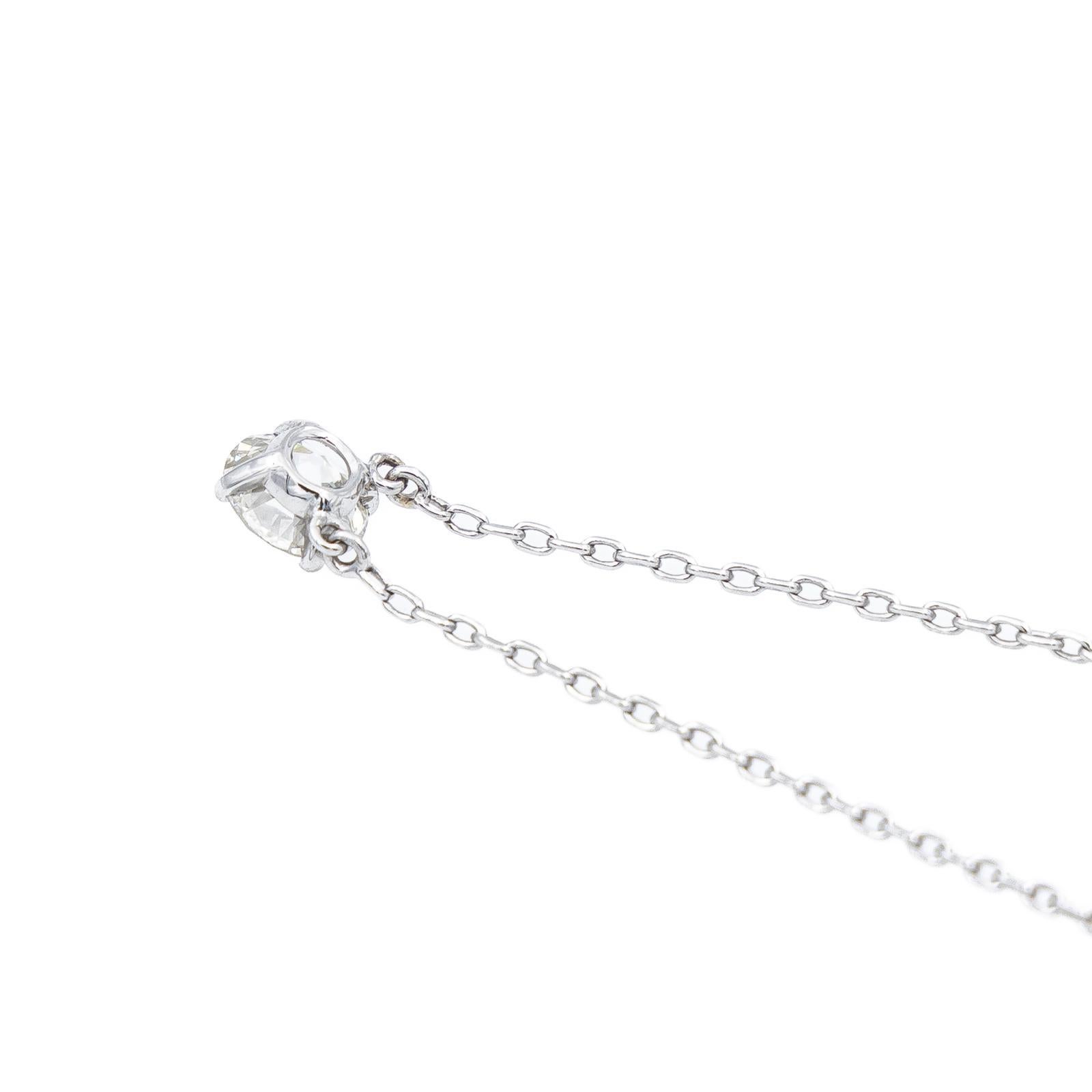 Chain Necklace White Gold Diamond 2