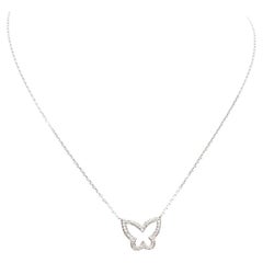 Vintage Chain Necklace White GoldDiamond