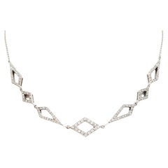 Chain Necklace White GoldDiamond