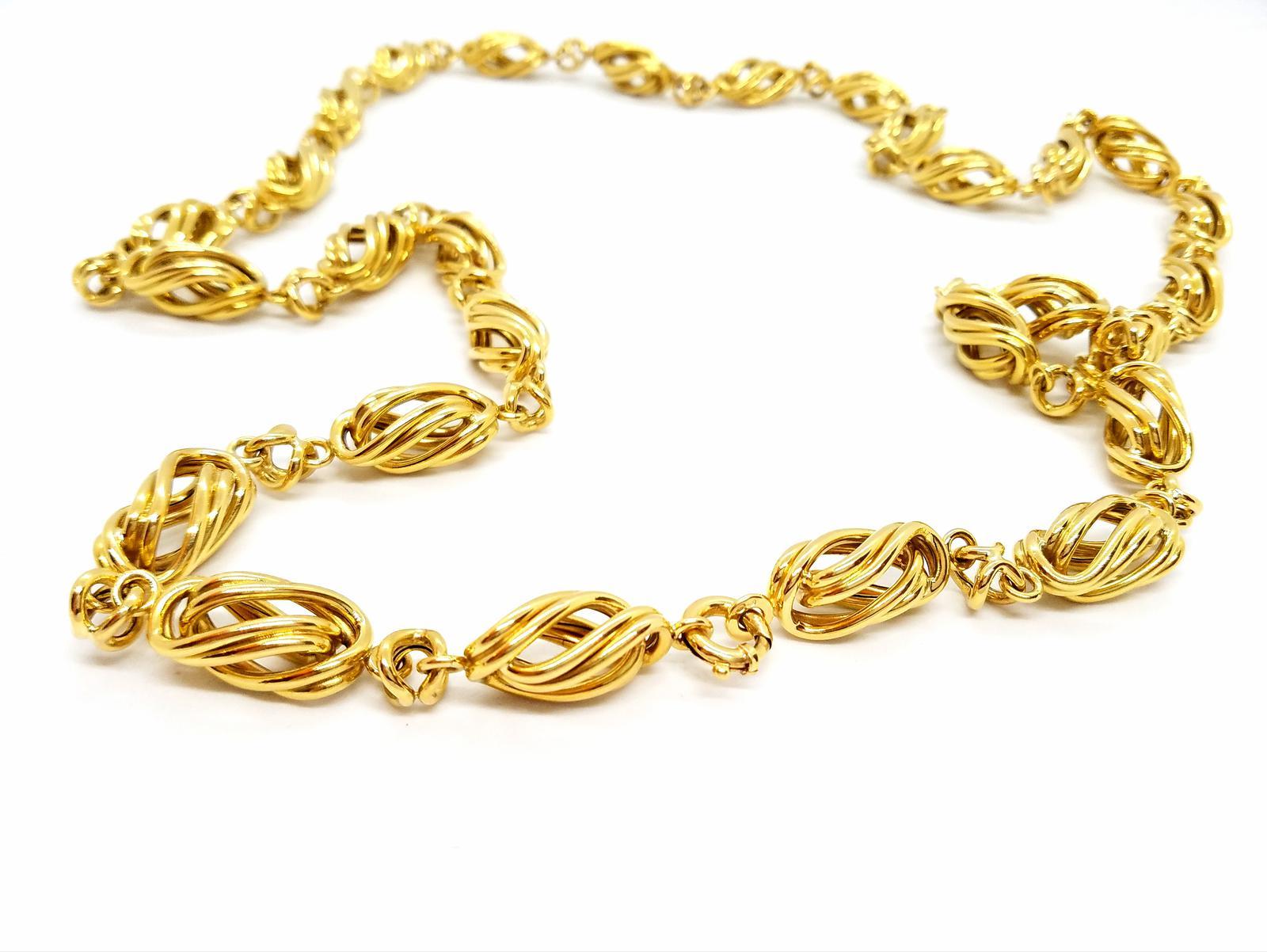 Chain Necklace Yellow Gold For Sale 6