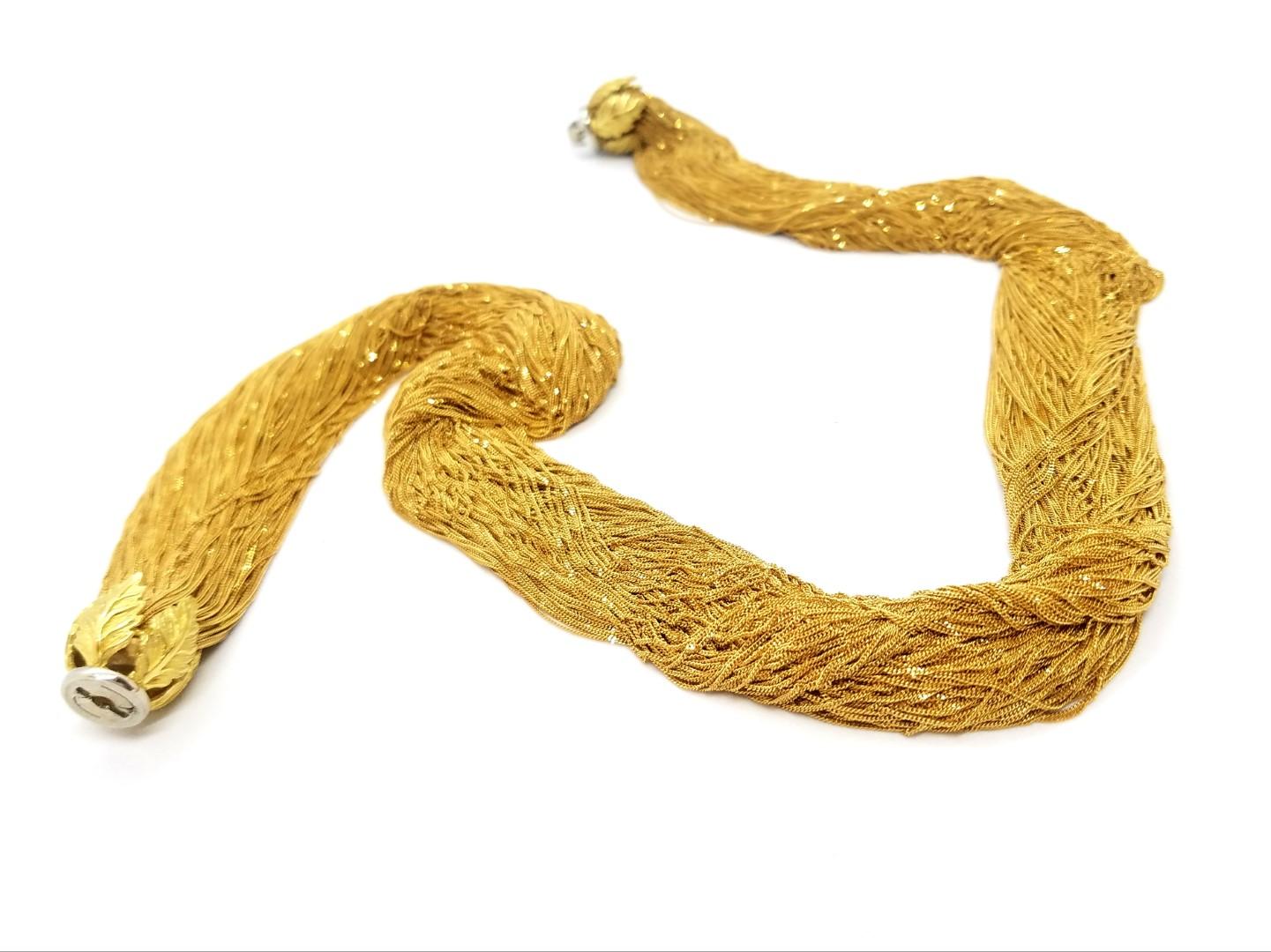 Chain Necklace Yellow Gold For Sale 13