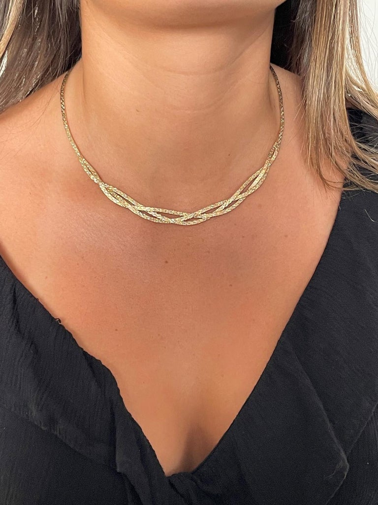 Chain Necklace Yellow Gold For Sale at 1stDibs