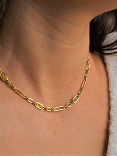 Chaîne collier en or jaune