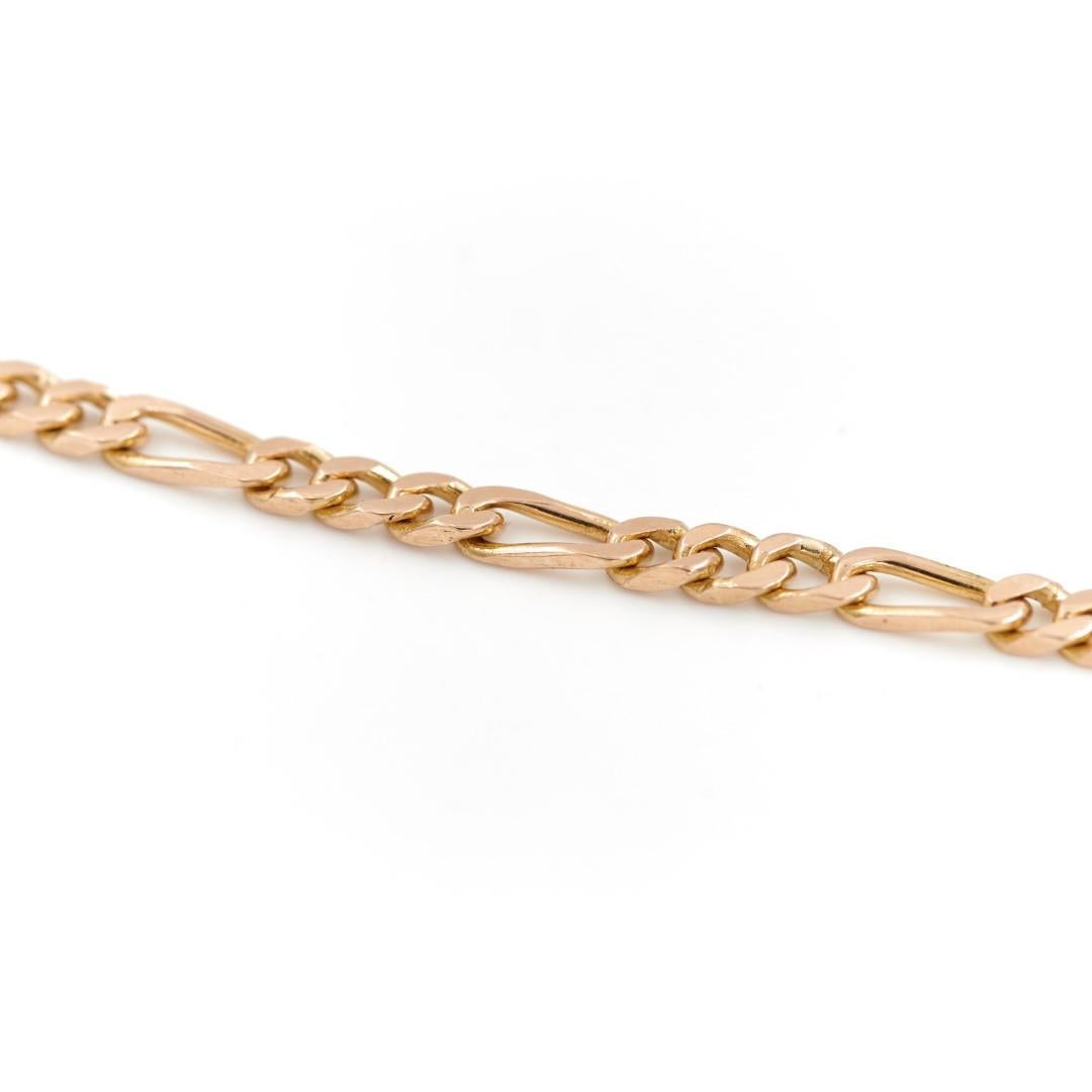 Halskette / Kette in Gelbgold 750 Tausendstel (18 Karat). abwechselnd Masche 3x1 mit Verschluss Sicherheitskette. Länge: 63 cm. Breite: 0,24 cm. Gesamtgewicht: 14,18 g. Adlerkopfpunze. ausgezeichneter Zustand
