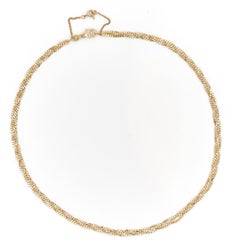 Kette Halskette Gelbgold