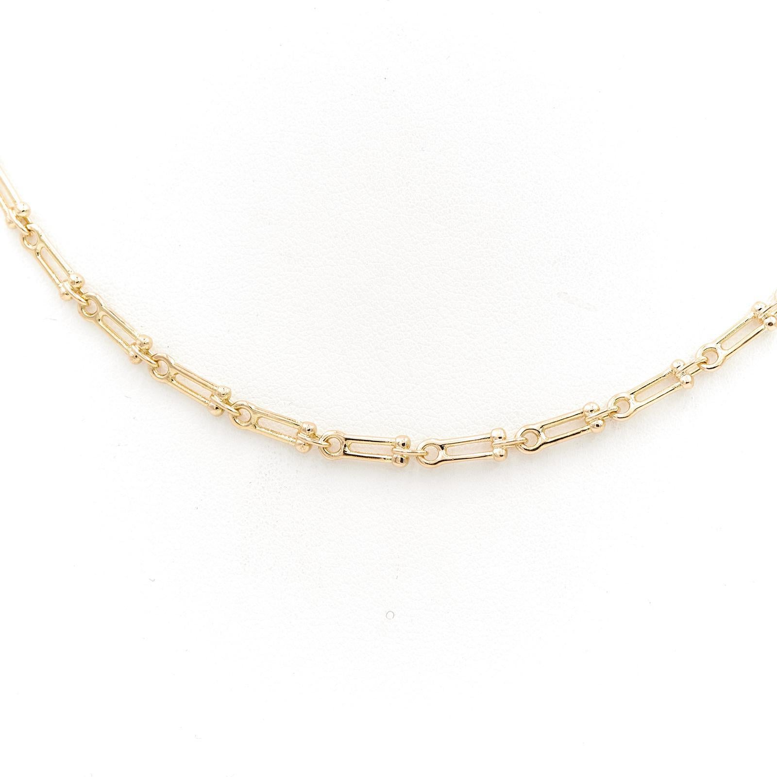 Articulated Mesh in Gelbgold 750 Tausendstel (18 Karat). Länge der Kette: 70,50 cm. Breite: 0,25 cm. Gesamtgewicht: 23,46 g. Punzierung Adlerkopf. ausgezeichneter Zustand

