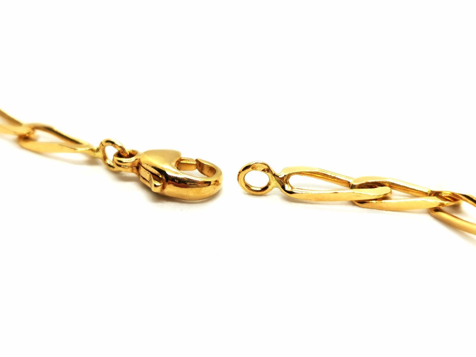 Chain Necklace Yellow Gold In Excellent Condition For Sale In PARIS, FR