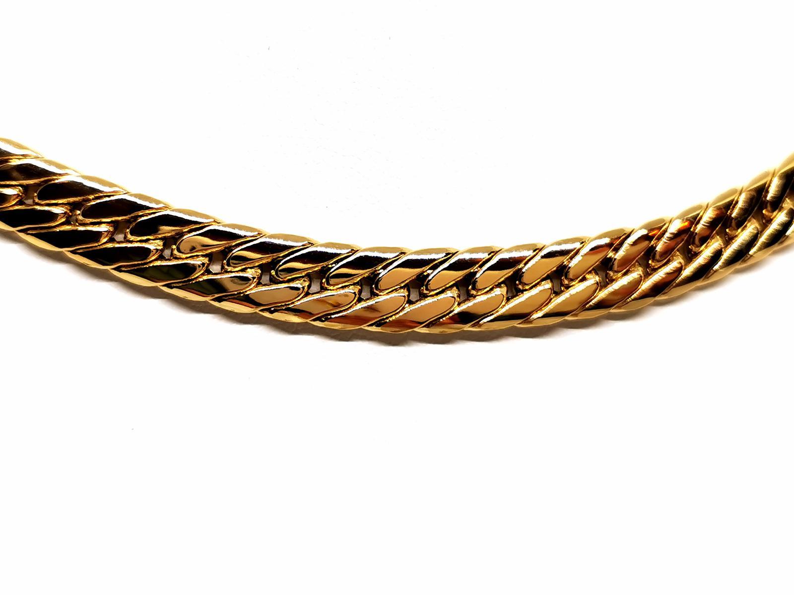 Chain Necklace Yellow Gold In Excellent Condition For Sale In PARIS, FR