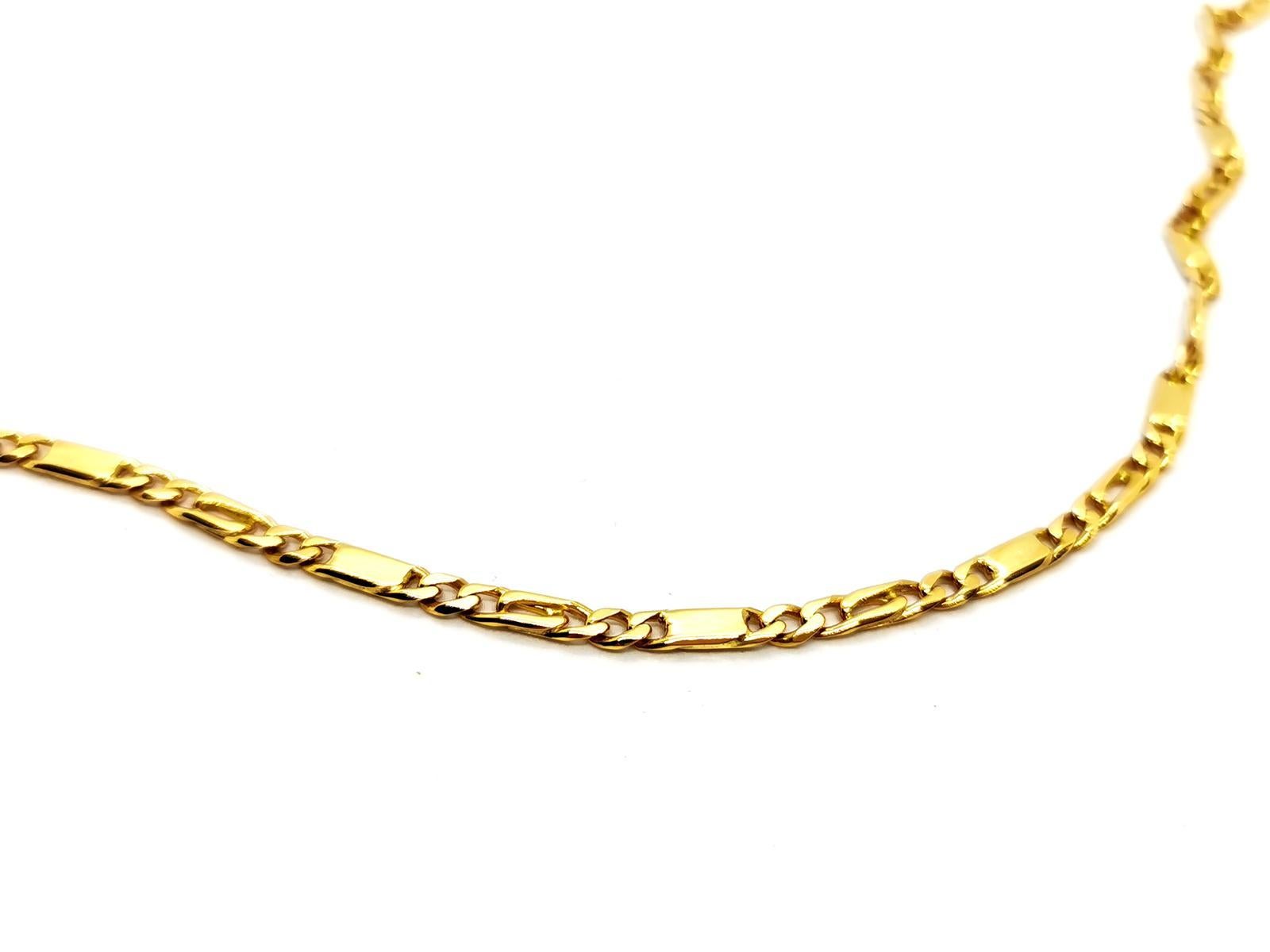 Kette Halskette Gelbgold im Zustand „Hervorragend“ im Angebot in PARIS, FR