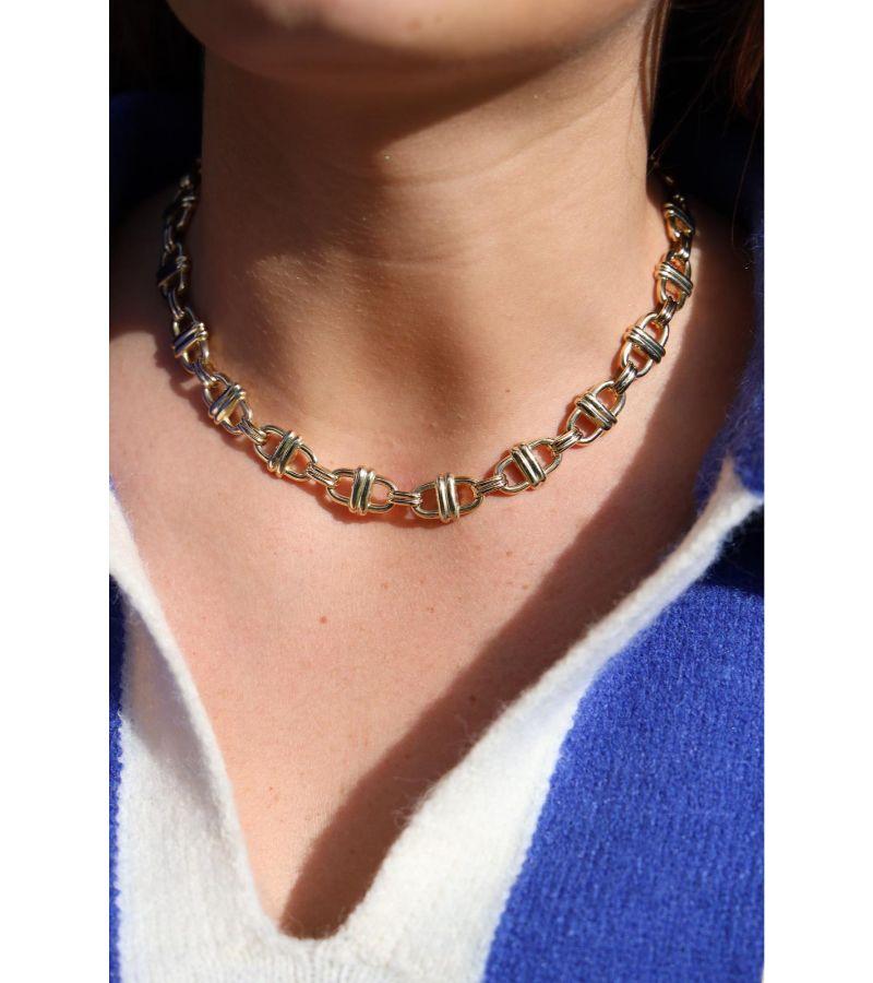 Kette Halskette Gelbgold im Zustand „Hervorragend“ im Angebot in PARIS, FR