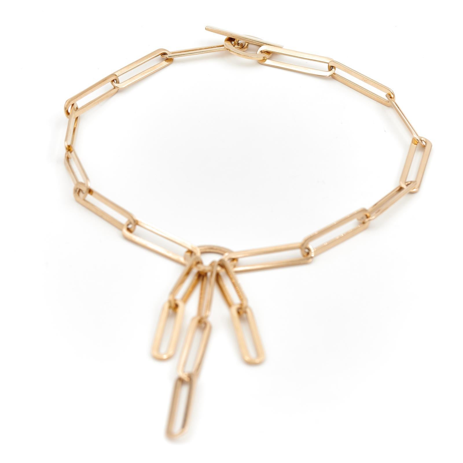 Collana a catena in oro giallo In condizioni ottime in vendita a PARIS, FR