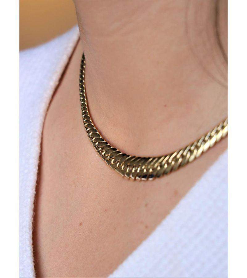 Chain Necklace Yellow Gold In Excellent Condition In PARIS, FR
