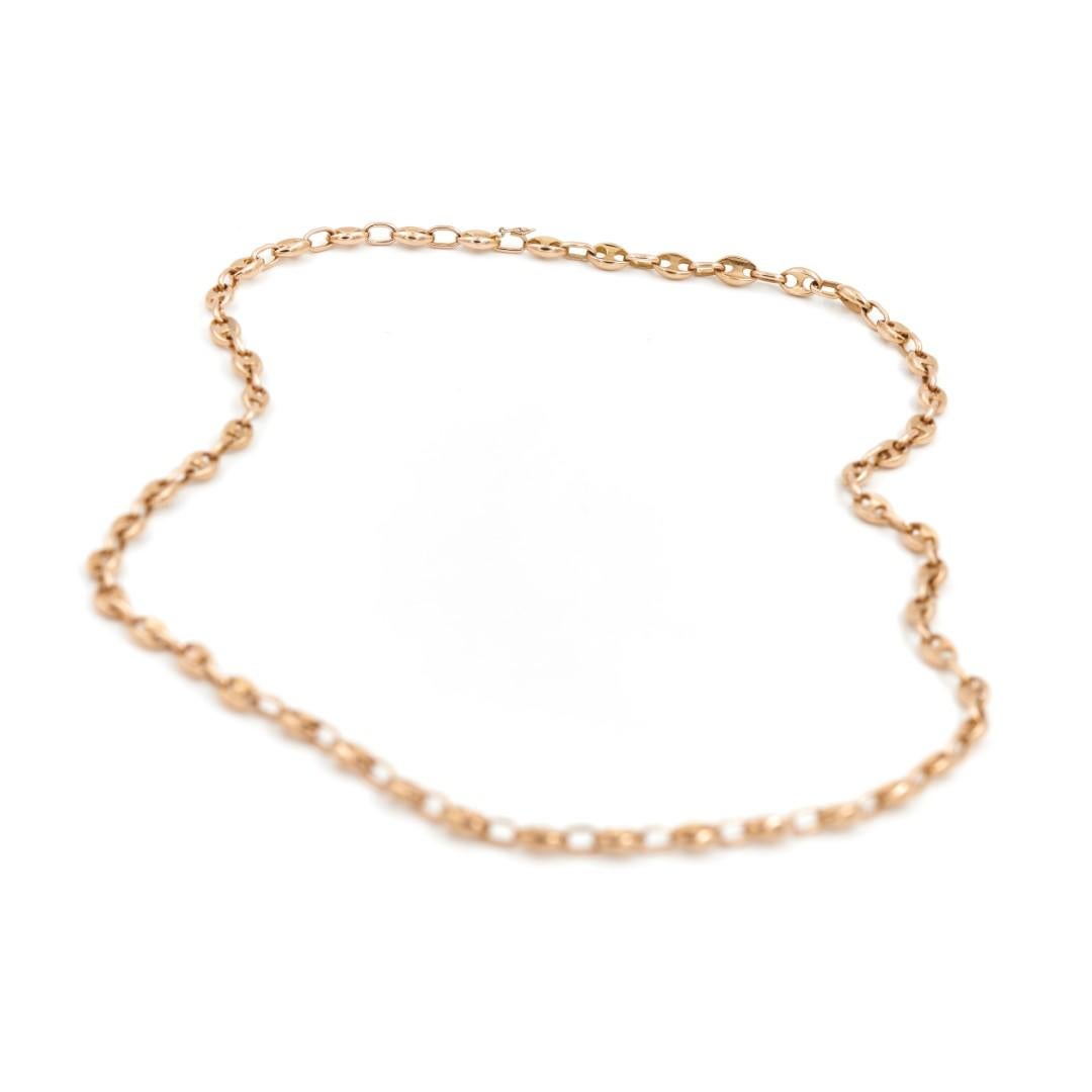 Kette Halskette Gelbgold Damen im Angebot