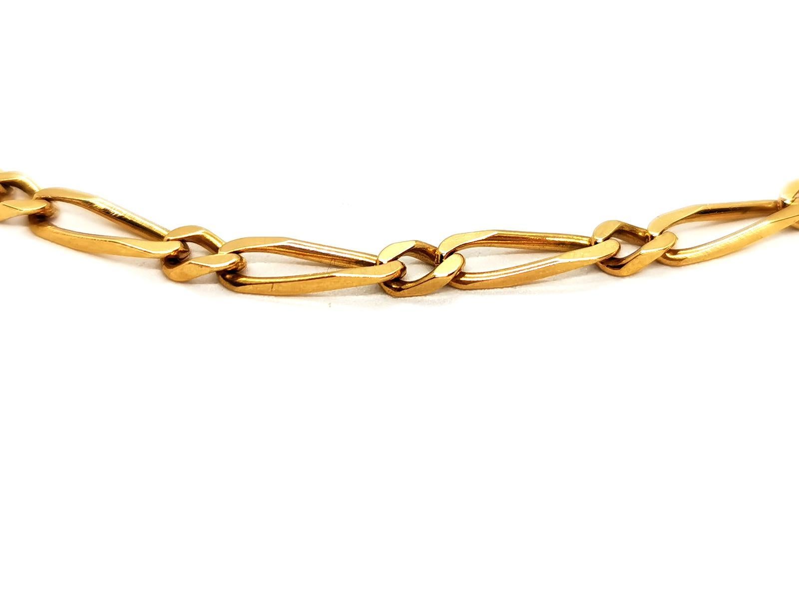 Kette Halskette Gelbgold Damen im Angebot
