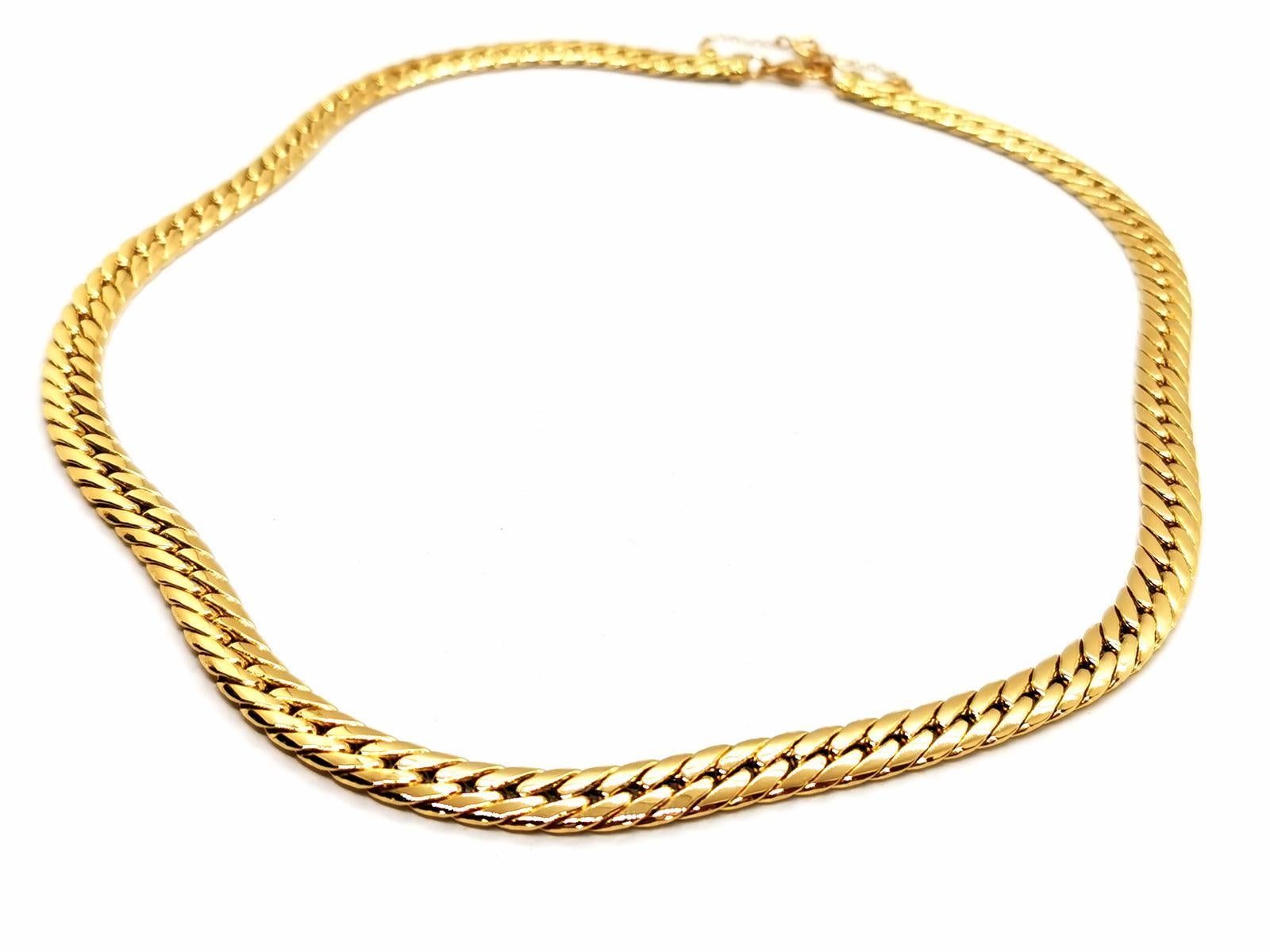 Women's Chain Necklace Yellow Gold For Sale