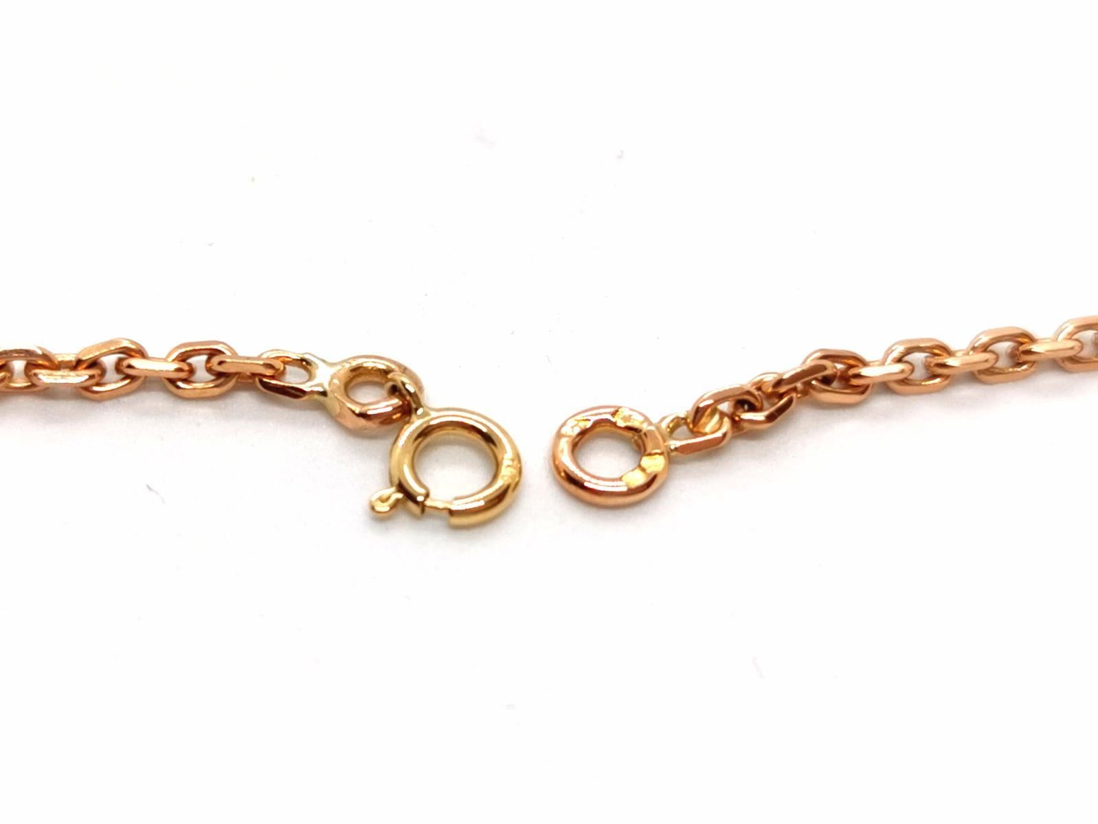 Kette Halskette Gelbgold Damen im Angebot