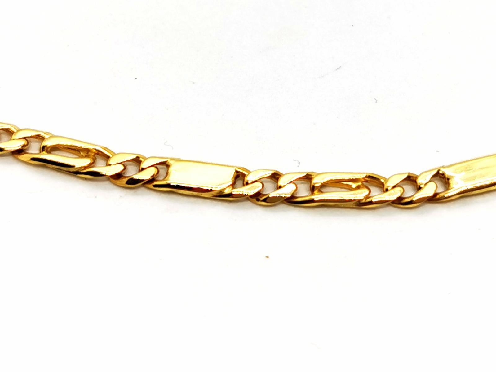 Kette Halskette Gelbgold Damen im Angebot