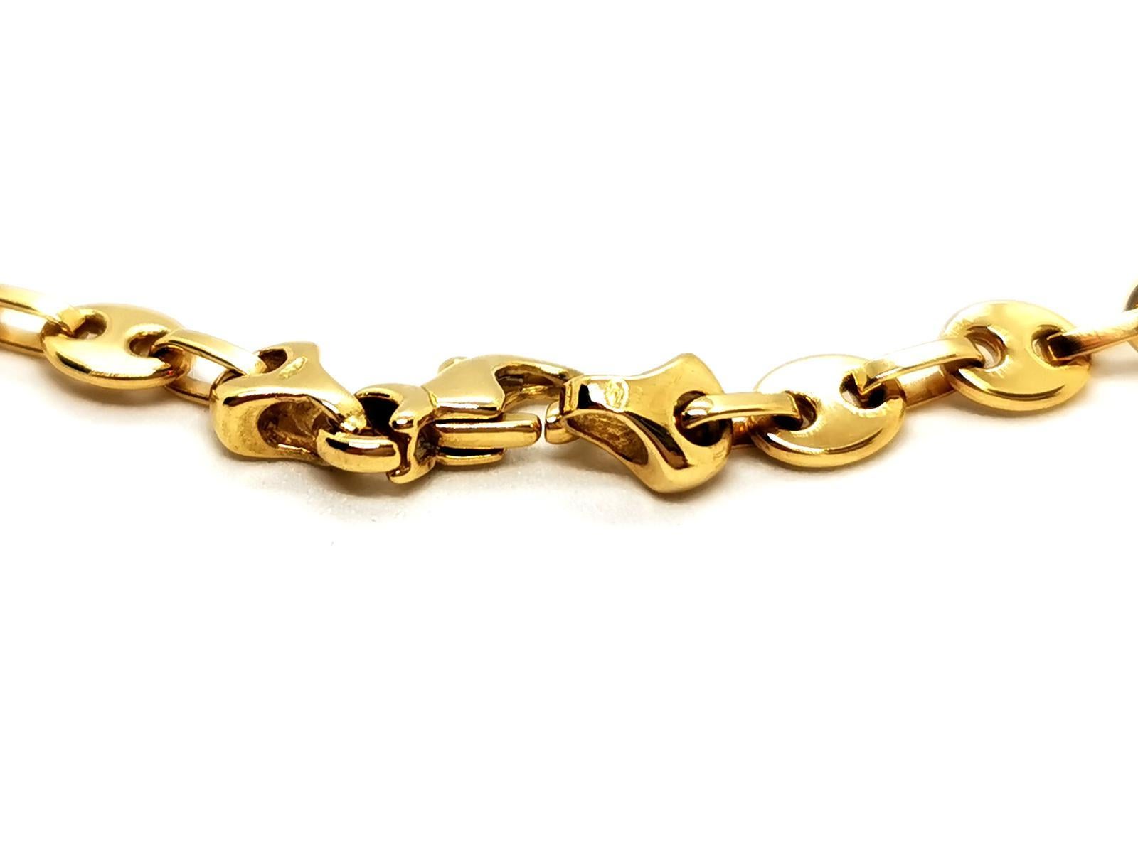 Kette Halskette Gelbgold Damen im Angebot