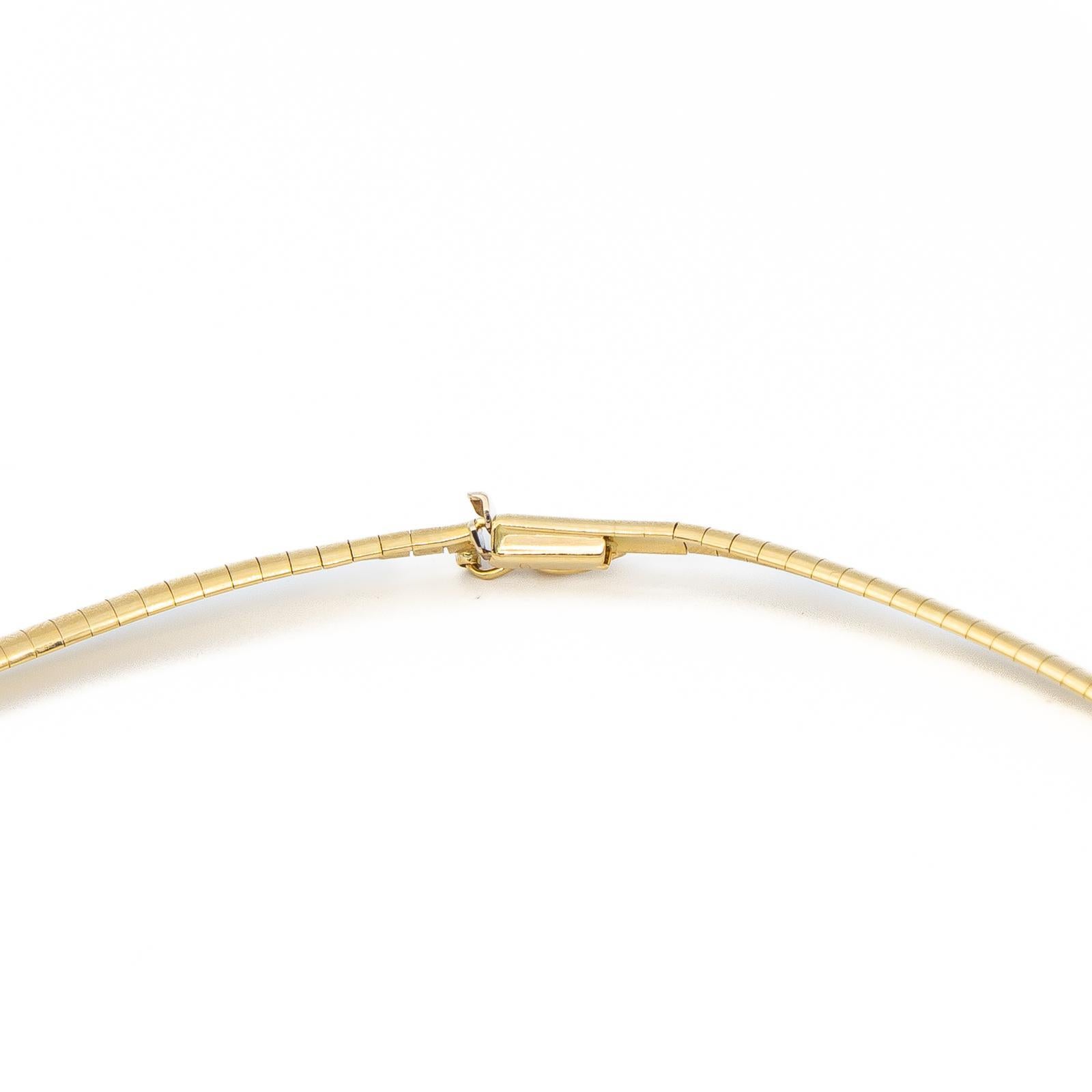 Women's Chain Necklace Yellow Gold For Sale