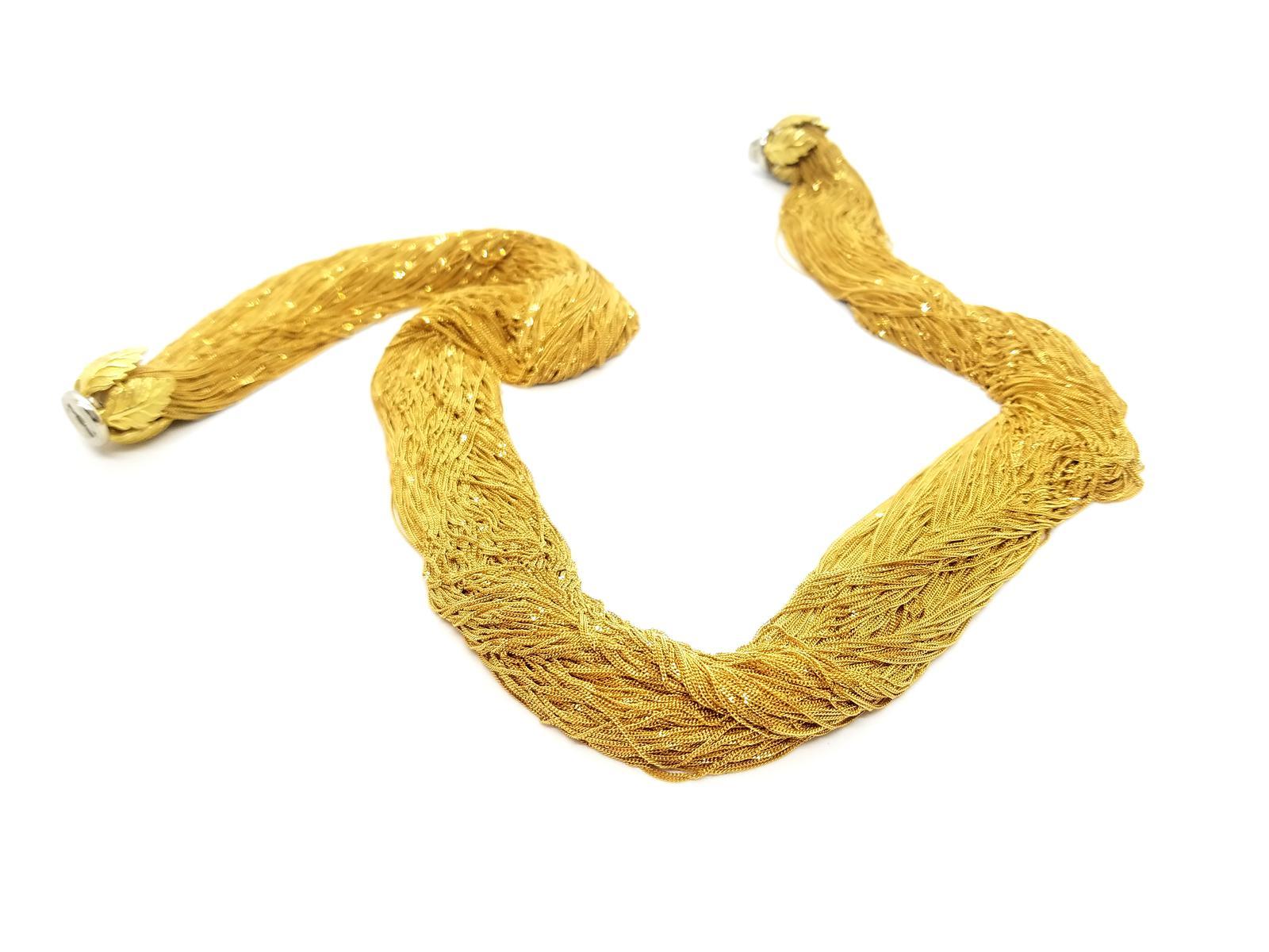 Chain Necklace Yellow Gold For Sale 1