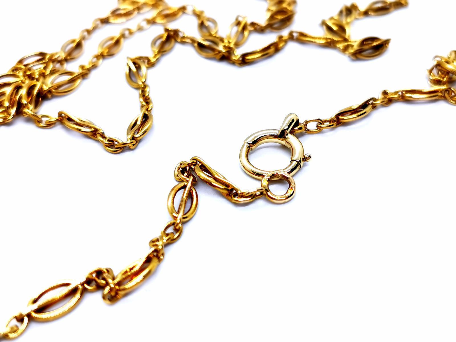 Chain Necklace Yellow Gold For Sale 1