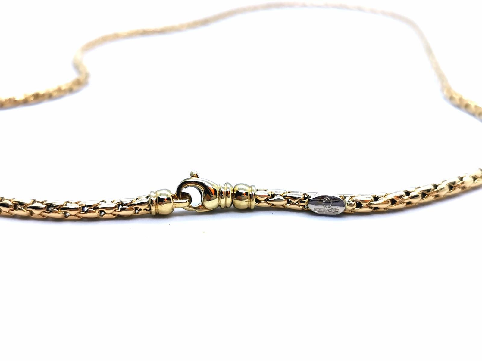 Chain Necklace Yellow Gold For Sale 1