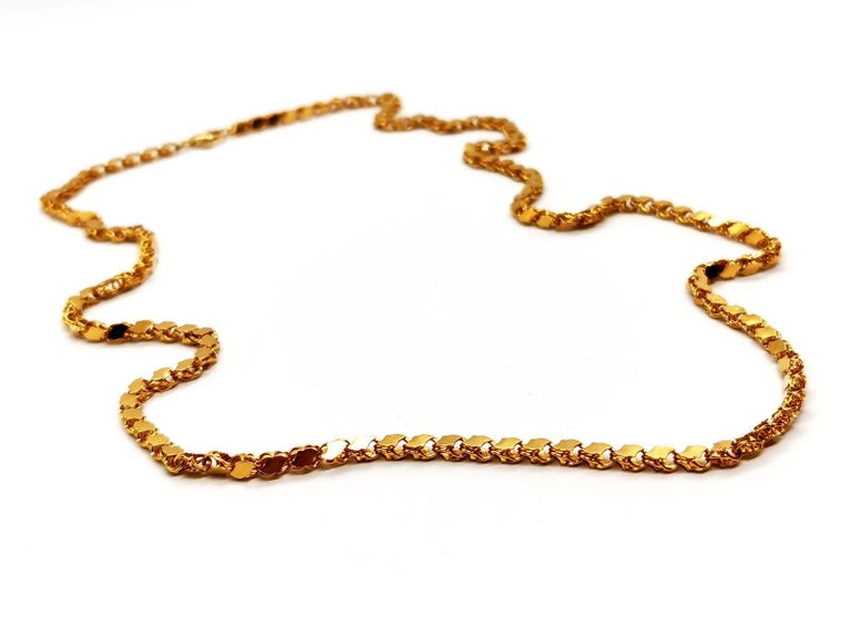 Chain Necklace Yellow Gold For Sale at 1stDibs