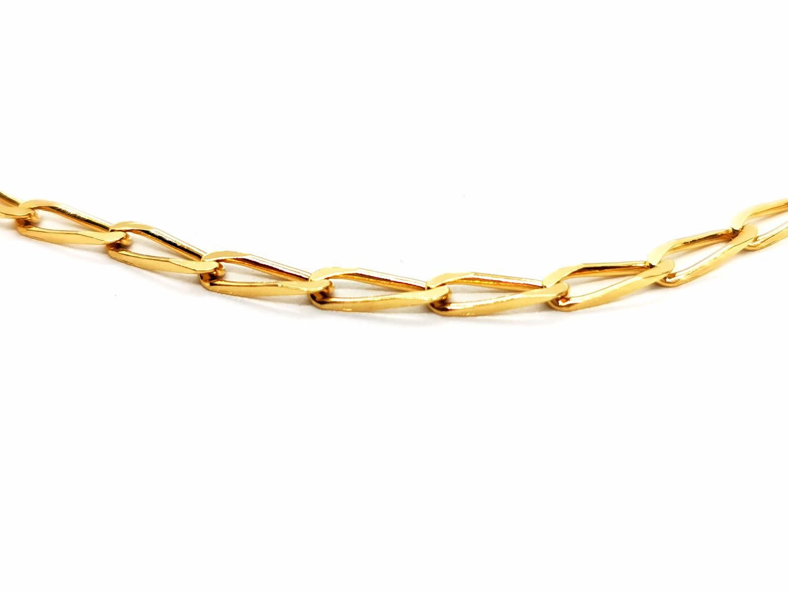 Chain Necklace Yellow Gold For Sale 1