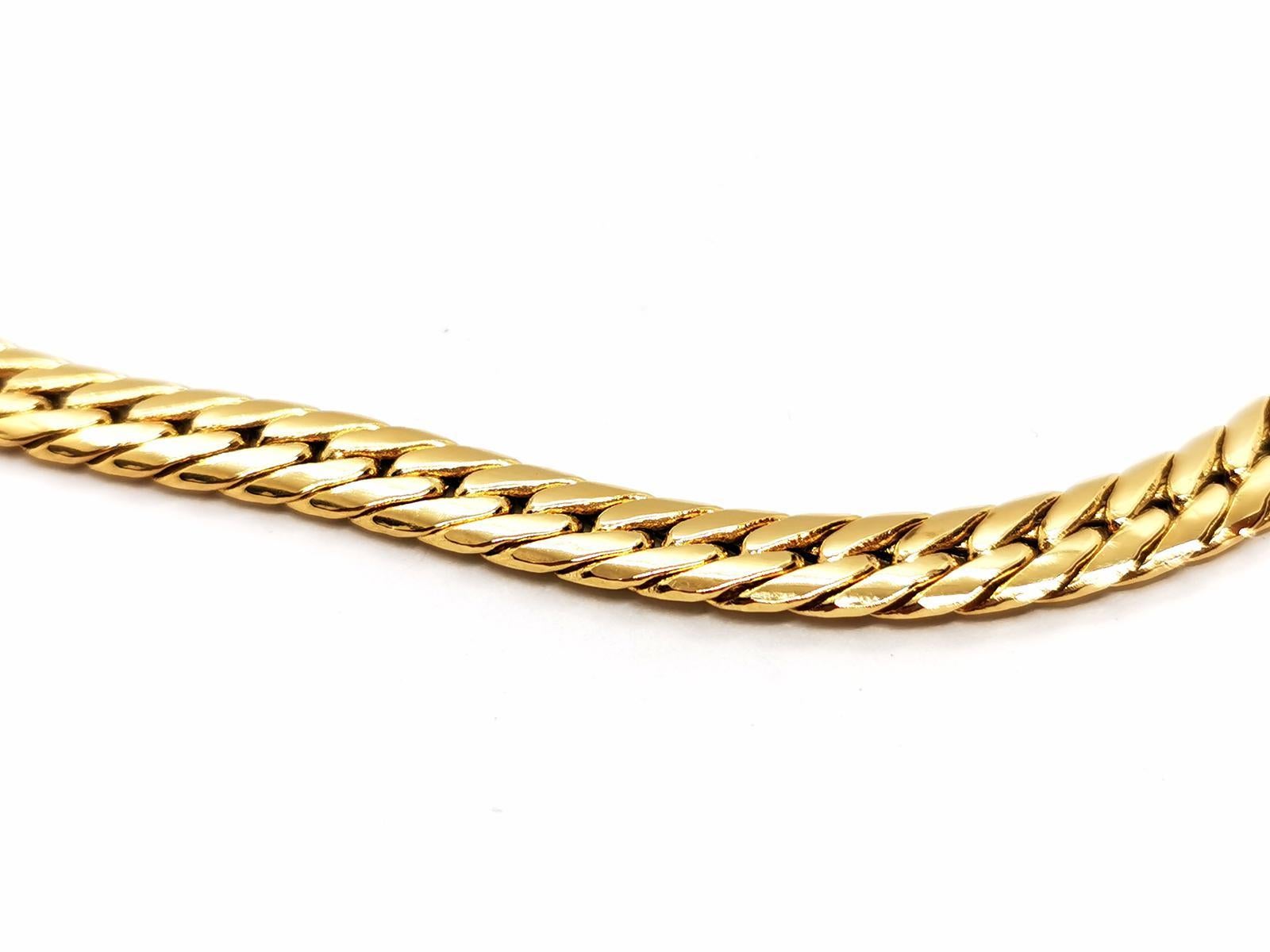 Chain Necklace Yellow Gold For Sale 1