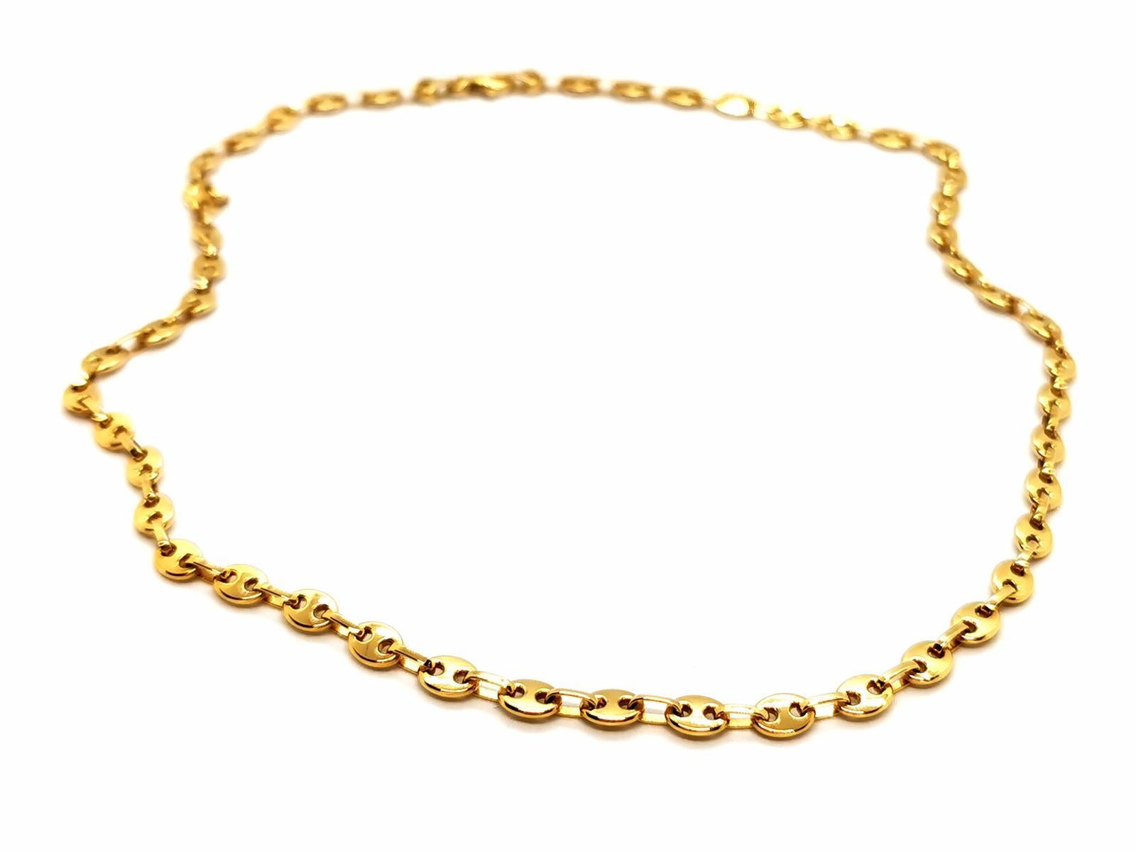 Kette Halskette Gelbgold im Angebot 1